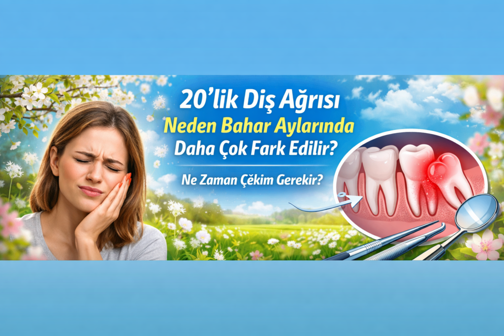 20’lik Diş Ağrısı Neden Bahar Aylarında Daha Çok Fark Edilir? Ne Zaman Çekim Gerektirir?