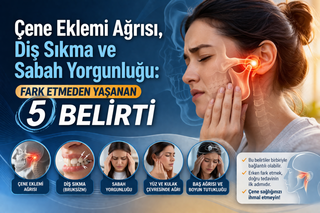 Çene Eklem Ağrısı, Diş Sıkma ve Sabah Yorgunluğu: Fark Etmeden Yaşanan 5 Belirti