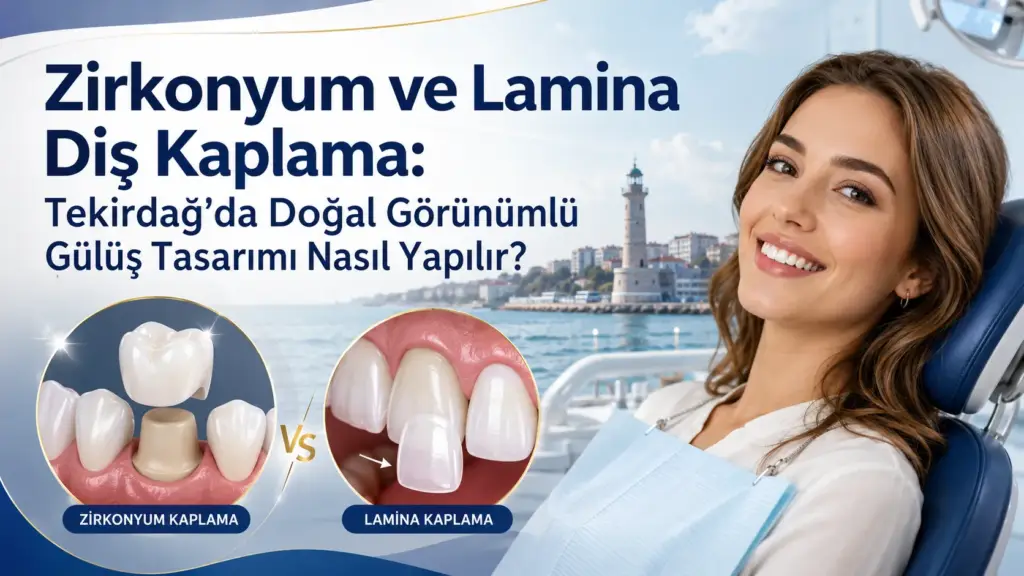 Zirkonyum ve Lamina Diş Kaplama: Tekirdağ’da Doğal Görünümlü Gülüş Tasarımı Nasıl Yapılır?